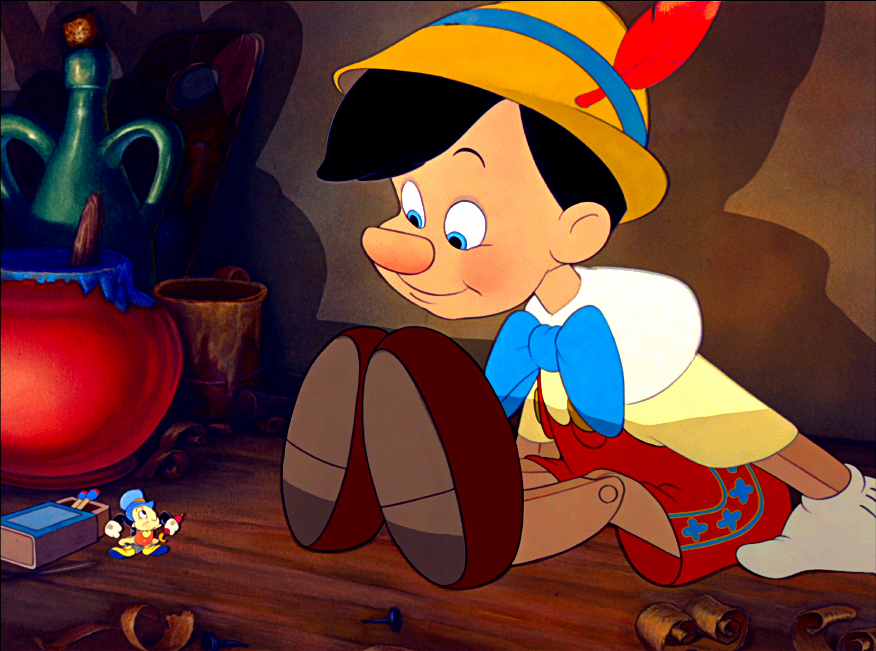 Walt Disney Screencaps - Jiminy Cricket & Pinocchio - Walt Disney Characters  Photo (43756117) - Fanpop