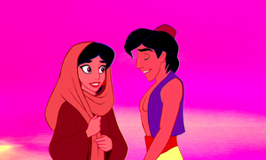  Walt Disney Screencaps - Princess jasmin & Prince Aladin