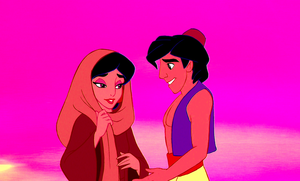 Walt Disney Screencaps - Princess Jasmine & Prince Aladdin