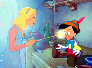 Walt ডিজনি Screencaps - The Blue Fairy & Pinocchio