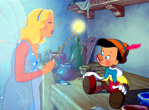  Walt ディズニー Screencaps - The Blue Fairy & Pinocchio