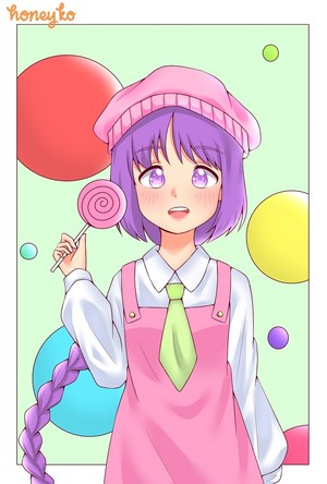 sumire with lollipop