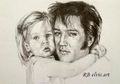 Elvis And Lisa Marie - elvis-presley fan art