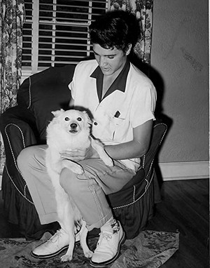  Elvis With His Dog