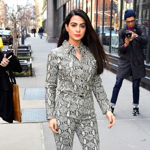  Emeraude Toubia – Outside BUILD in NYC