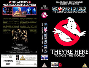  GHOSTBUSTERS. 1984. UK Video Cover.