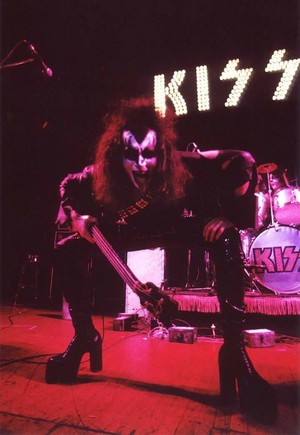  Gene ~Long Beach, California...February 17, 1974 (KISS Tour)