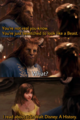 Hermione vs. Beast - disney fan art
