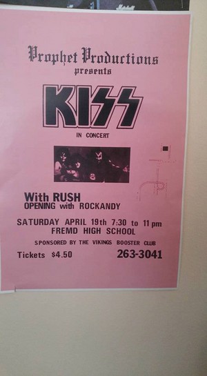KISS ~Palatine, Illinois...April 19, 1975 (William Fremd High School) 