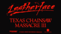 Leatherface: Texas Chainsaw Massacre 3 - horror-movies fan art