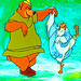 Little John and Lady Kluck - classic-disney icon