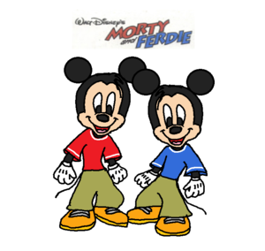  Morty and Ferdie (Disney Fanart)...(Soccer)(Football) ⚽