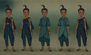  Raya and the Last Dragon - Raya Concept Art 의해 Neysa Bove