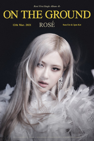  Rosé 'On The Ground' 标题 Poster