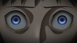 kawaki's scared eyes