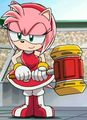 Amy Rose with Hammer 1 - sonic-x photo