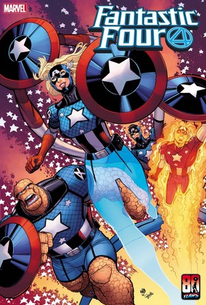 Fantastic Four no.34 || Captain America 80th Anniversary Variant Cover