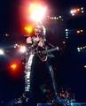 Gene ~Madrid, Spain...June 25, 1997 (Alive Worldwide Reunion Tour)  - kiss photo