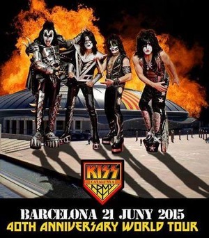  키스 ~Barcelona, ​​Spain...June 21, 2015 (40th Anniversary World Tour)