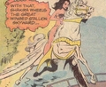 Shakira riding an Pegasus - dc-comics photo