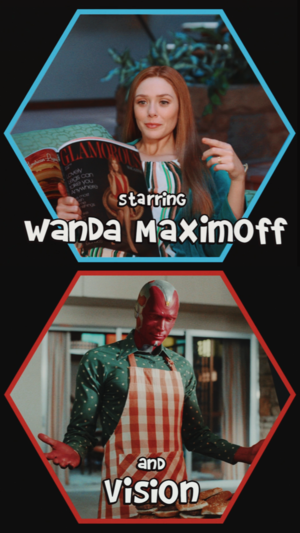 Vision and Wanda || WandaVision || 1.03 || Now In Color