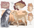 Alpha and Omega doodles 3 (by Lynnarty) - alpha-and-omega fan art