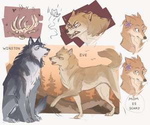  Alpha and Omega doodles 3 (by Lynnarty)