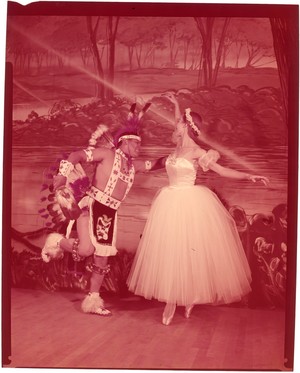  Charles Chibitty with Yvonne Chouteau || 1957