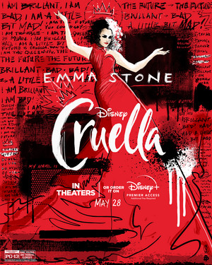  Cruella (2021) Poster Posse Art door Cryssy Cheung