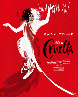  Cruella (2021) Poster Posse Art door Zi Xu