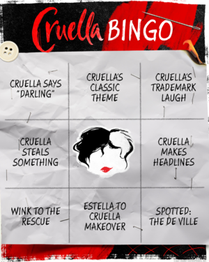  Cruella Bingo
