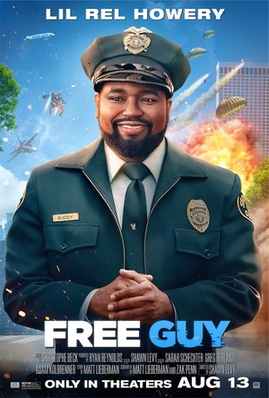  Free Guy || Lil Rel Howery as Buddy || Promotional Poster
