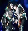 Gene and Tommy ~Toronto, Ontario, Canada...July 26, 2013 (Monster World Tour)  - kiss photo