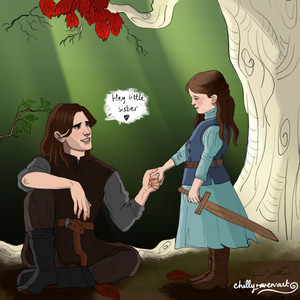  Jon & Arya Drawing