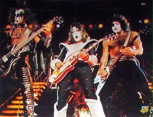 Paul, Ace and Gene ~Calgary, Alberta, Canada...July 31, 1977 (CAN/AM - Love Gun Tour) 
