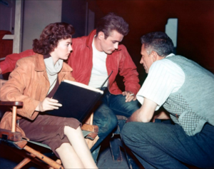  Rebel Without a Cause - Behind the Scenes - Natalie Wood, James Dean and Nicholas rayon, ray