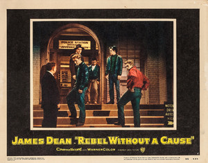  Rebel Without a Cause - Lobby Card - Jim and The Kids