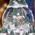 Snow globe - christmas photo