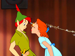  Walt 디즈니 Screencaps - Peter Pan, Tinker 벨 & Wendy Darling