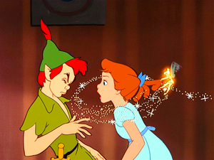  Walt Дисней Screencaps - Peter Pan, Wendy Darling & Tinker колокол, колокольчик, белл
