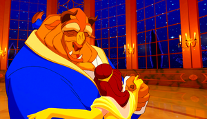  Walt 디즈니 Screencaps - The Beast & Princess Belle
