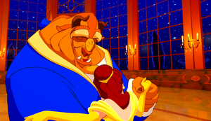Walt Disney Screencaps - The Beast & Princess Belle