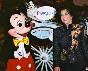  Elizabeth Taylor 60th Birthday Disneyland 1992