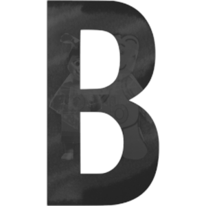  Black Letter B ikon Free Black Letter ikon-ikon
