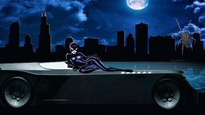  Catwoman on Batmobile