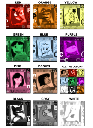  Characters Color Meme Blank 由 Grïffsnuff On DevïantArt