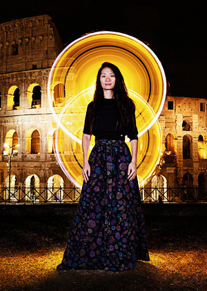 Chloe Zhao || Eternals Photoshoot in Rome || October 25, 2021