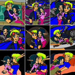 Jak X Combat Racing Lovely Eco Date Jak and Keira Hagai