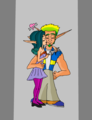 Jak and Keira Hagai Feeling for each other. Eco Love Keira Kiss Jak... - jak-and-daxter fan art