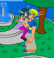 Jak and Keira Hagai Feeling for each other. Eco Love # - jak-and-daxter fan art